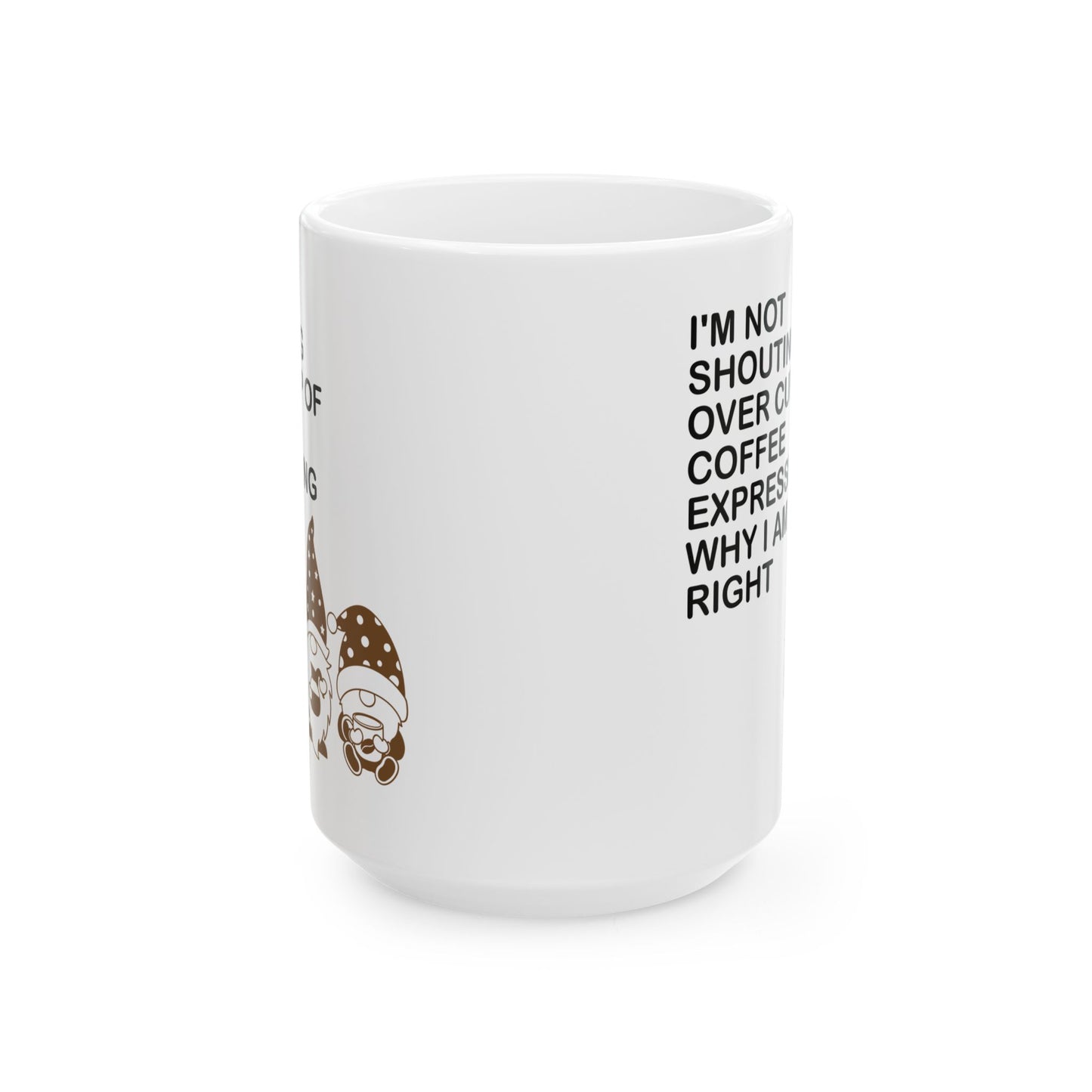 Vegan and Non-Vegan Coffee Lovers Ceramic Mug