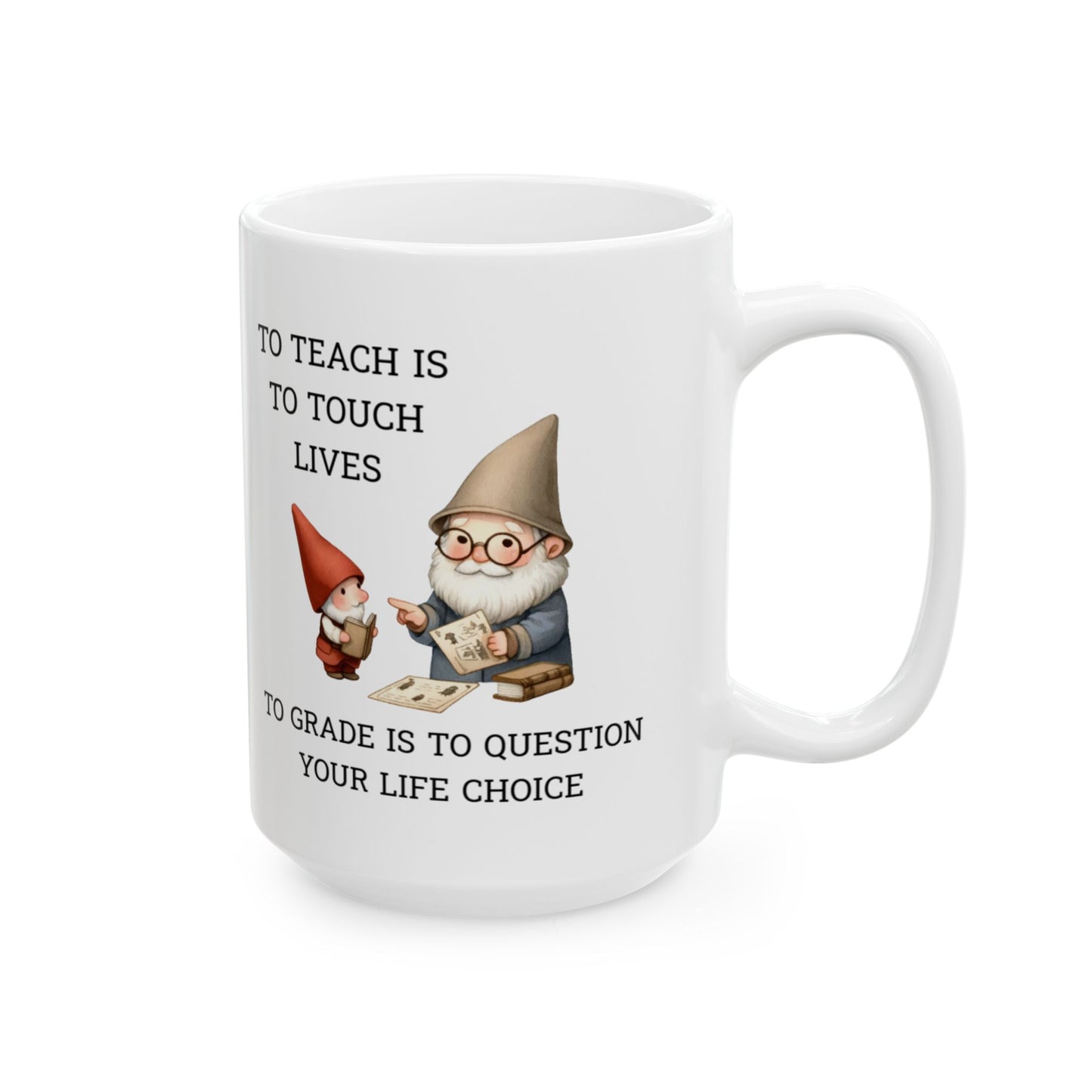 Inspirational Teacher Ceramic Mug - Perfect Gift for Educators