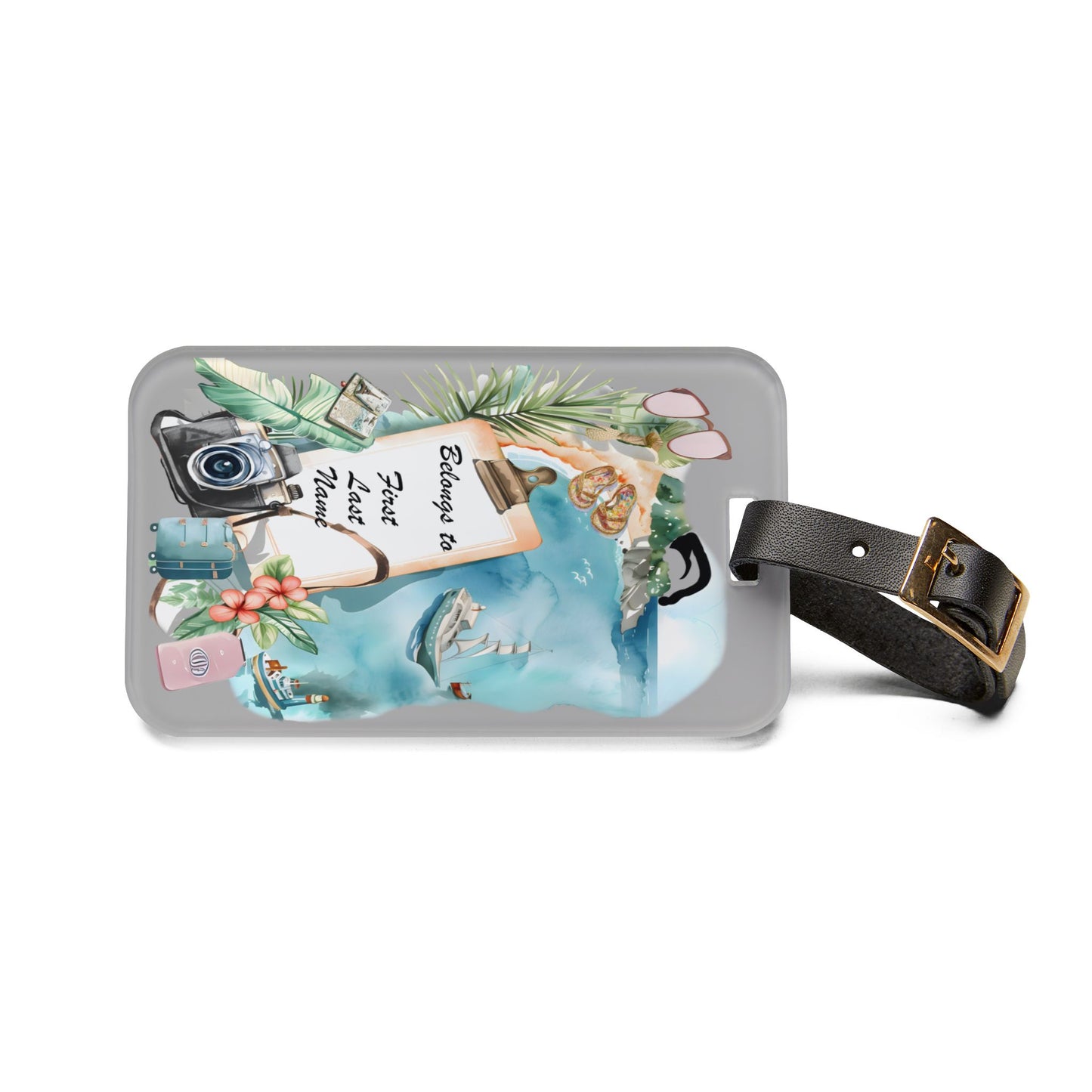 Tropical Luggage Tag