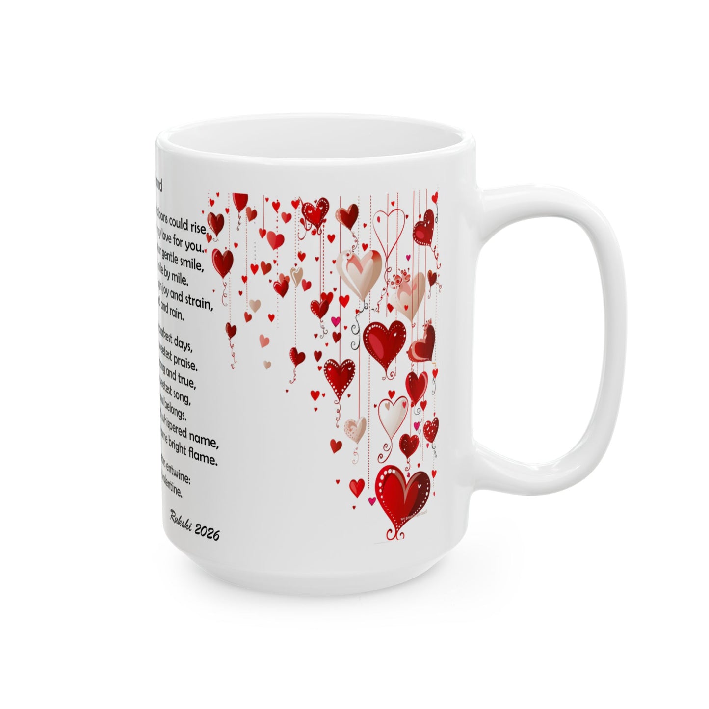 To My Husband – A Romantic Valentine Mug