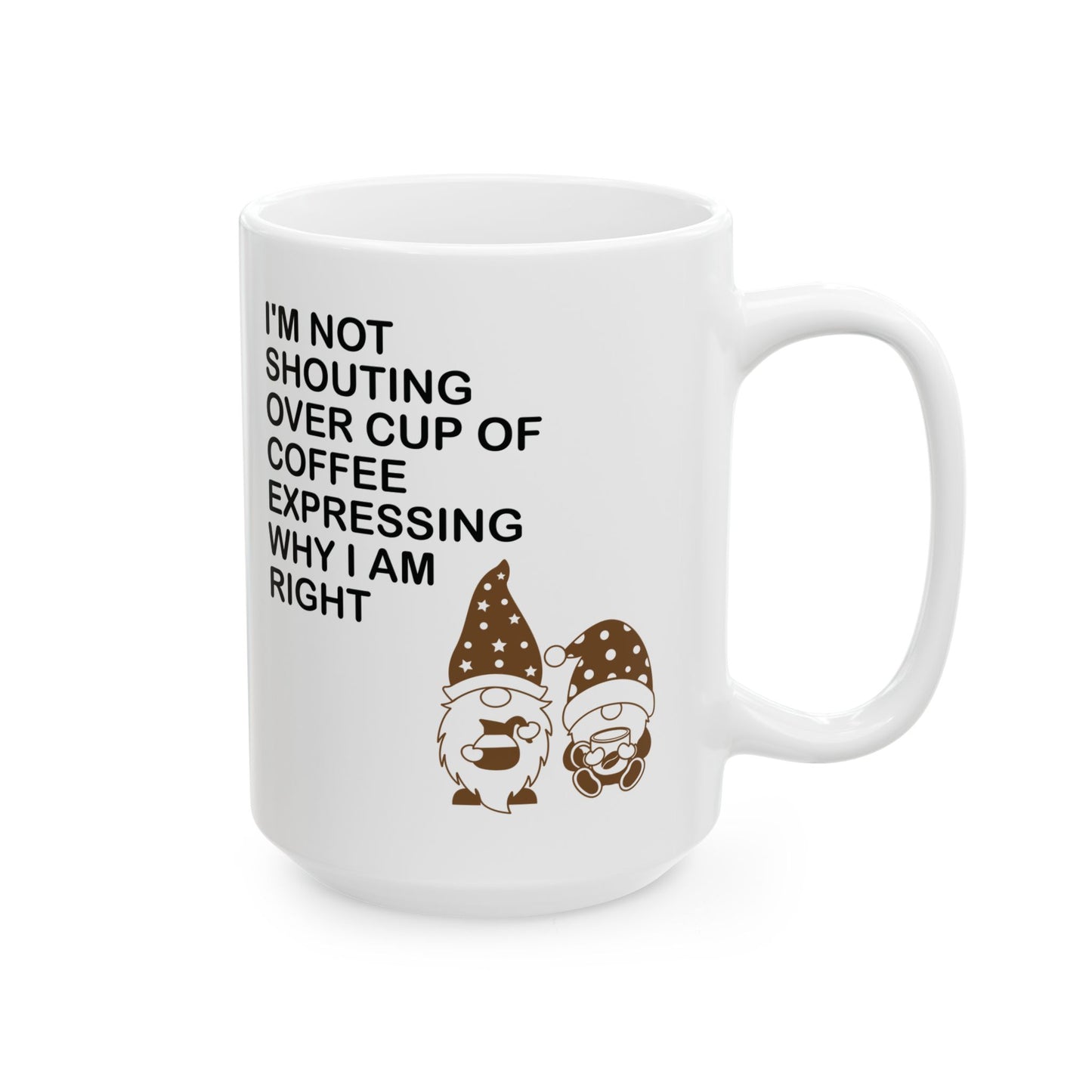 Vegan and Non-Vegan Coffee Lovers Ceramic Mug