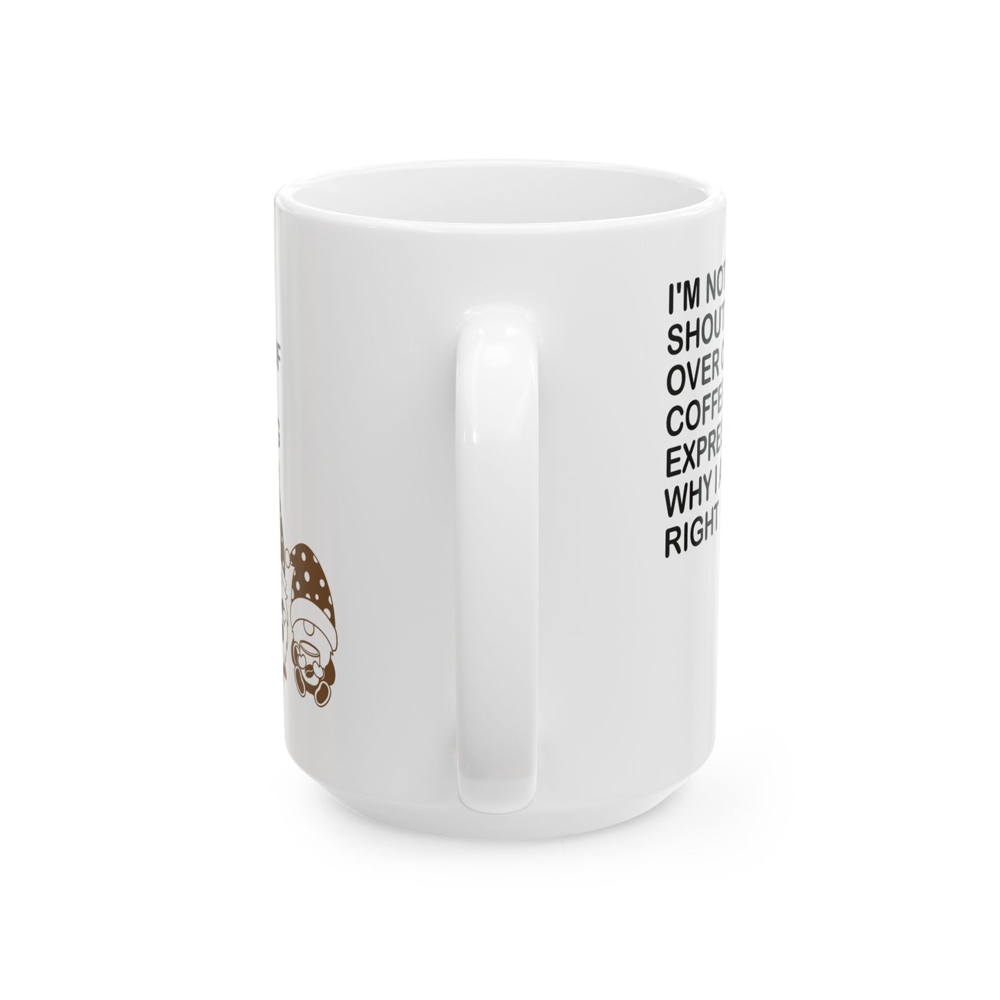 Vegan and Non-Vegan Coffee Lovers Ceramic Mug