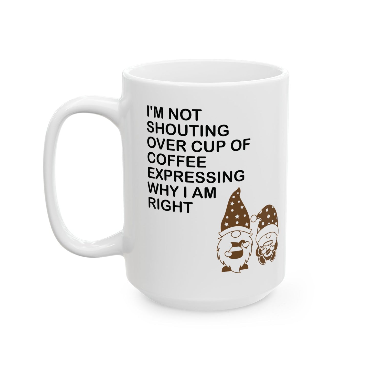 Vegan and Non-Vegan Coffee Lovers Ceramic Mug