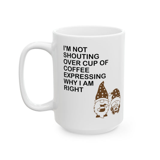 Vegan and Non-Vegan Coffee Lovers Ceramic Mug