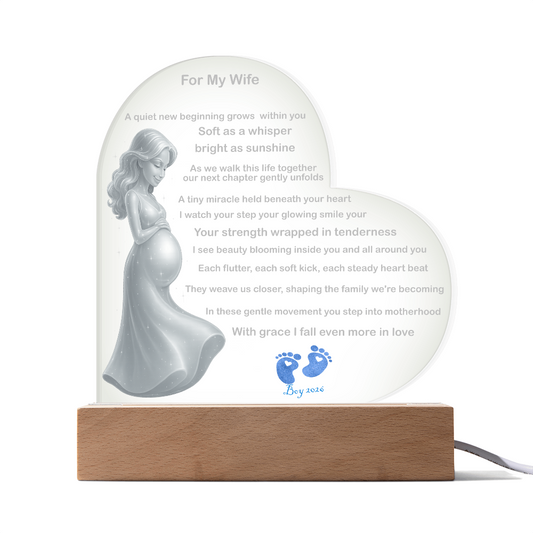 Husband gift to wife pregnancy poem