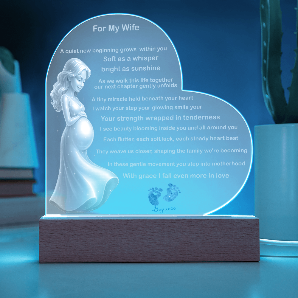 Husband gift to wife pregnancy poem