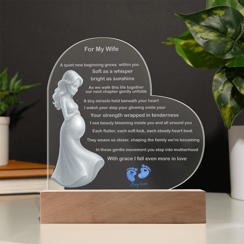 Husband gift to wife pregnancy poem