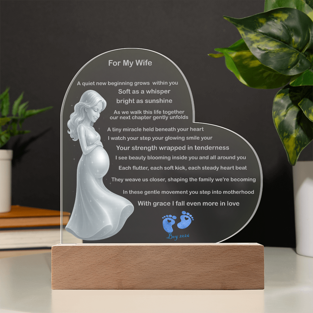 Husband gift to wife pregnancy poem