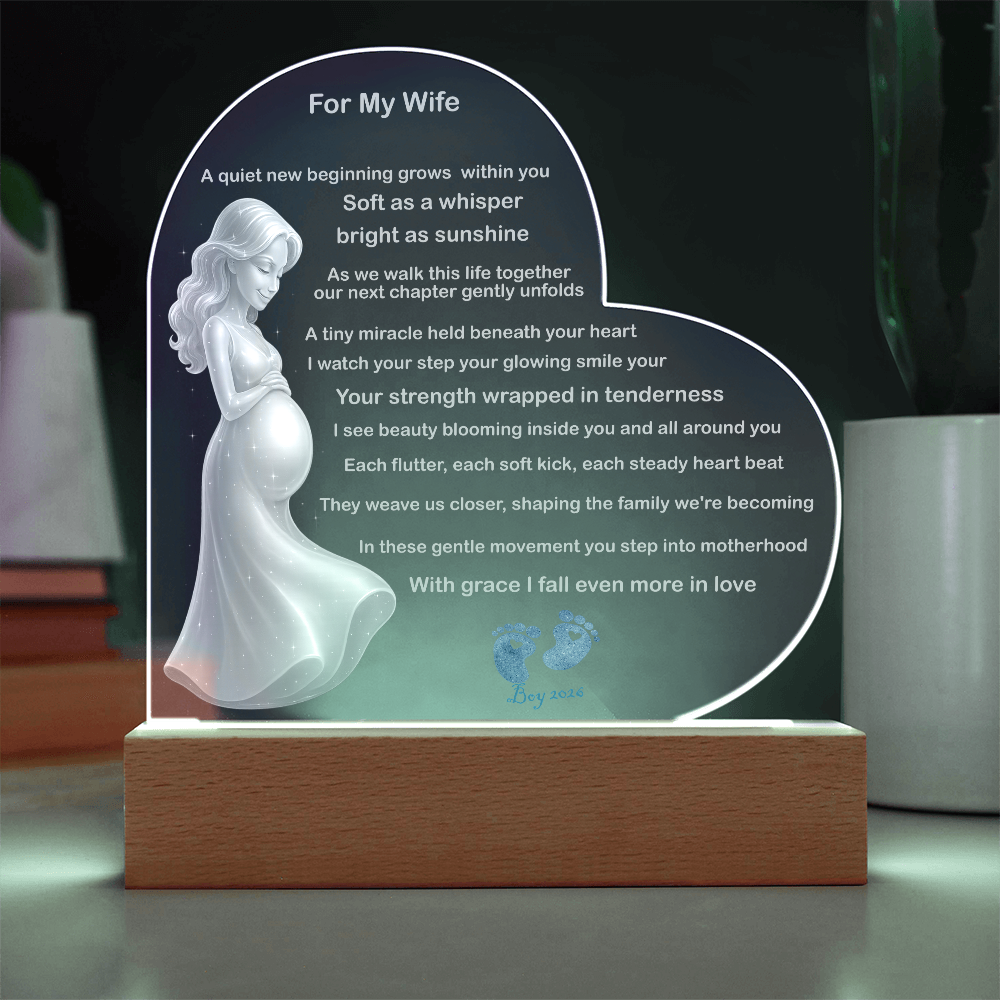 Husband gift to wife pregnancy poem