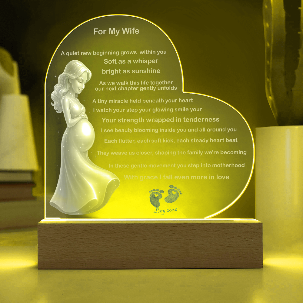 Husband gift to wife pregnancy poem